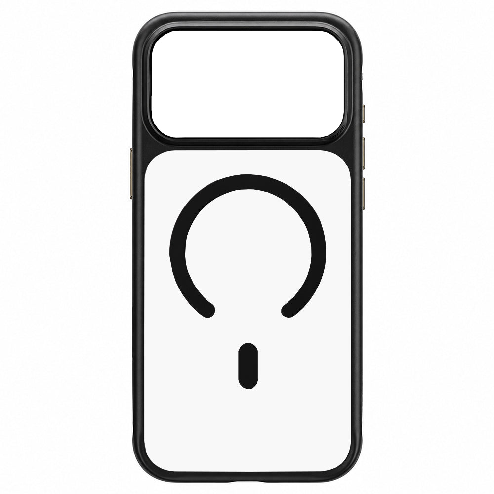 Coque MagSafe pour Apple iPhone 18 Pro Max / 17 Pro Max, Blueo, douce pour la peau et antichoc, noire satinée
