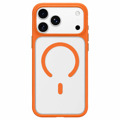 Coque MagSafe pour Apple iPhone 18 Pro Max / 17 Pro Max, Blueo, douce pour la peau et antichoc, orange satinée