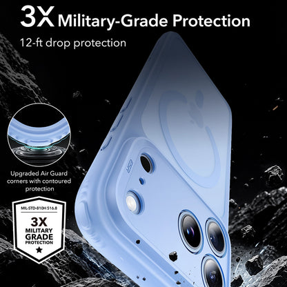 Coque MagSafe pour Apple iPhone 18 Pro Max / 17 Pro Max, ESR, Classic Hybrid, Bleu Satiné