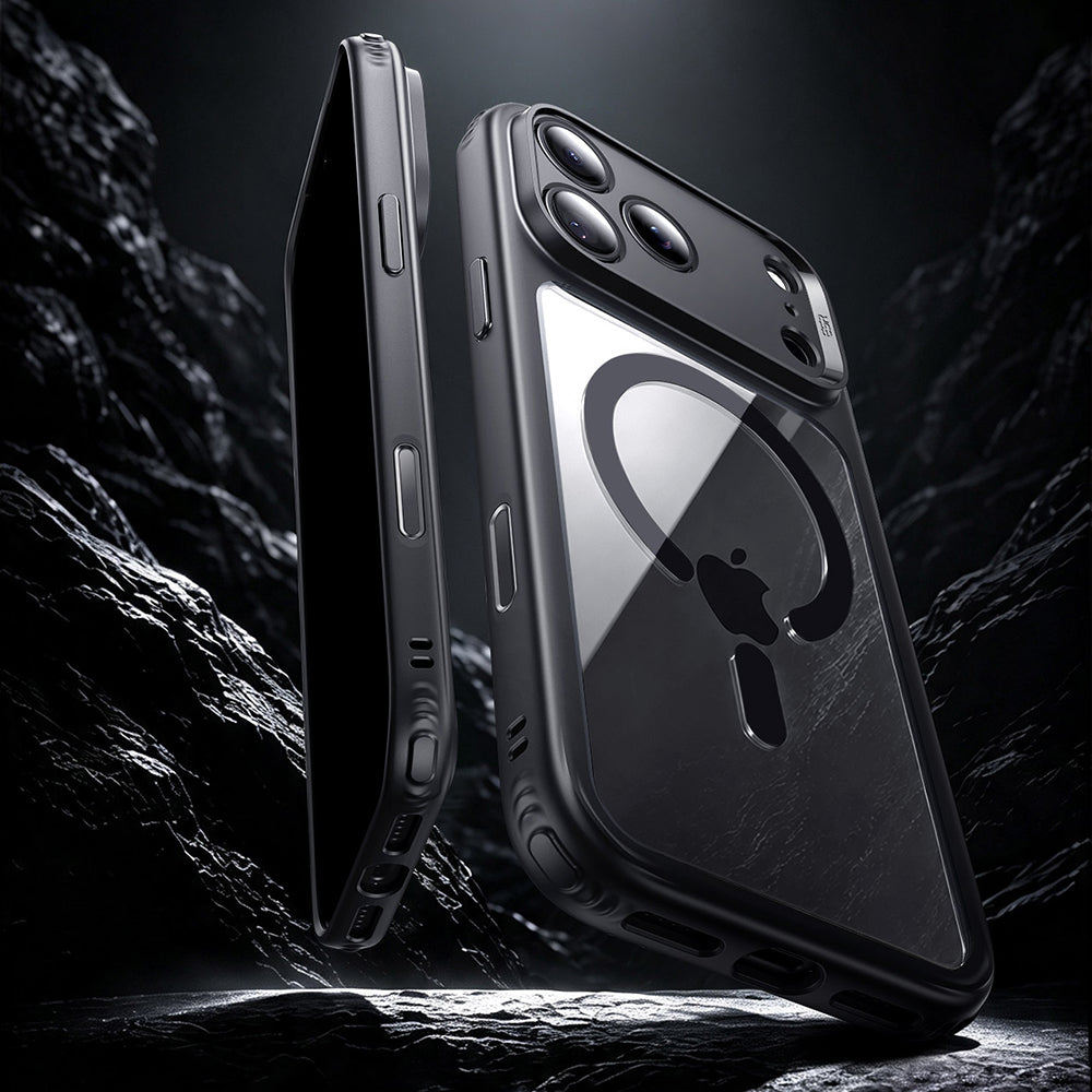 Custodia MagSafe per Apple iPhone 18 Pro Max / 17 Pro Max, ESR, Classic Hybrid, Nero Trasparente