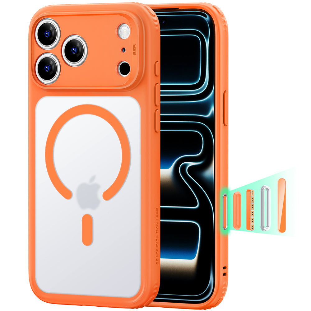 MagSafe-Hülle für Apple iPhone 18 Pro Max / 17 Pro Max, ESR, Classic Hybrid, Satin Orange