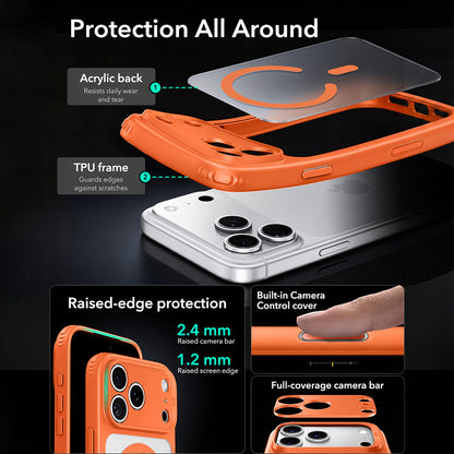 MagSafe-Hülle für Apple iPhone 18 Pro Max / 17 Pro Max, ESR, Classic Hybrid, Satin Orange
