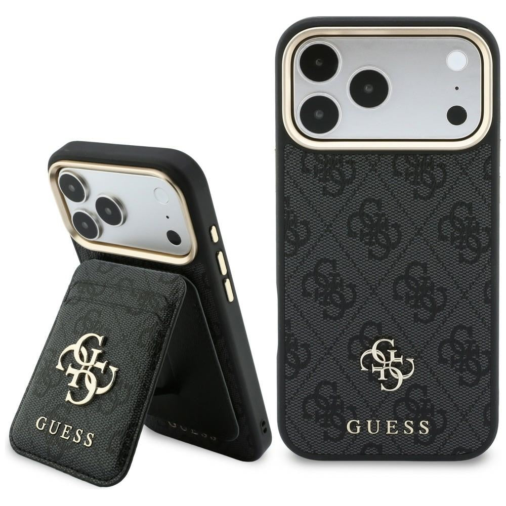 Coque MagSafe pour Apple iPhone 18 Pro Max / 17 Pro Max, Guess, 4G Cardslot, noire