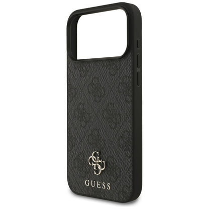 Custodia MagSafe per Apple iPhone 18 Pro Max / 17 Pro Max, Guess, 4G Small and Classic, Nera