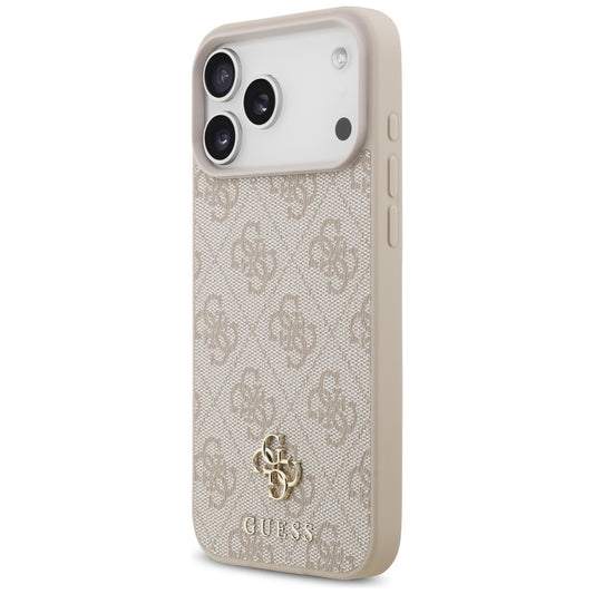 Custodia MagSafe per Apple iPhone 18 Pro Max / 17 Pro Max, Guess, 4G Small and Classic, Rosa