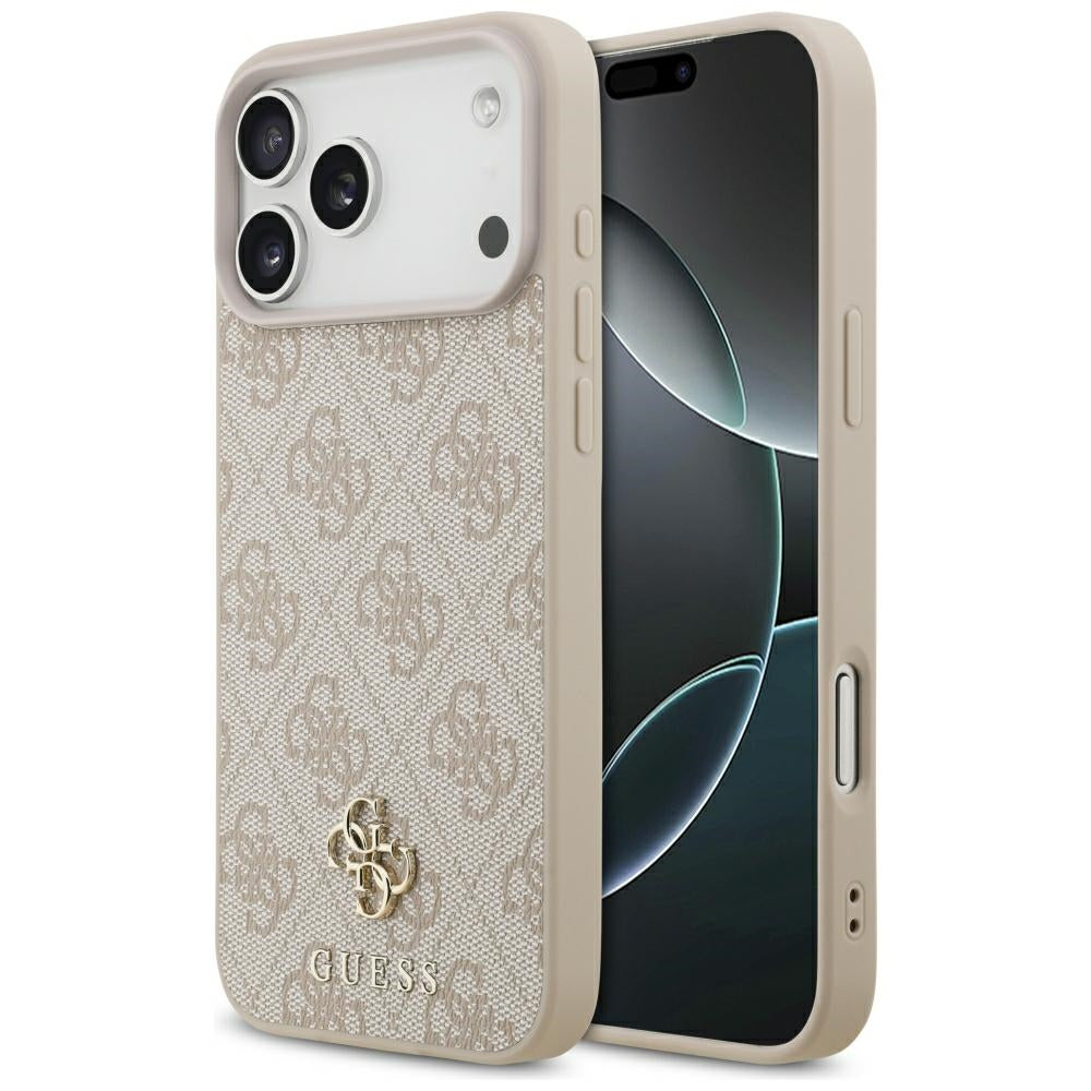Coque MagSafe pour Apple iPhone 18 Pro Max / 17 Pro Max, Guess, 4G Small and Classic, Rose