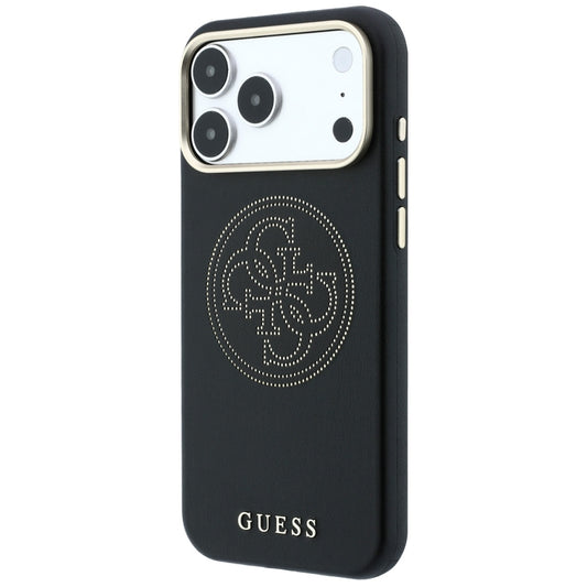 Custodia MagSafe per Apple iPhone 18 Pro Max / 17 Pro Max, Guess, Perforata 4G, Nera