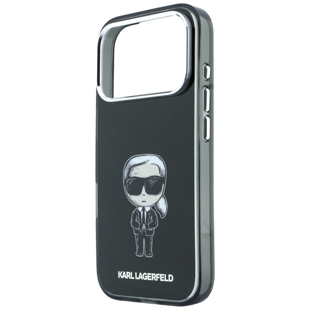 Custodia MagSafe per Apple iPhone 18 Pro Max / 17 Pro Max, Karl Lagerfeld, HC IML Ikonik Sketch Print, Nera
