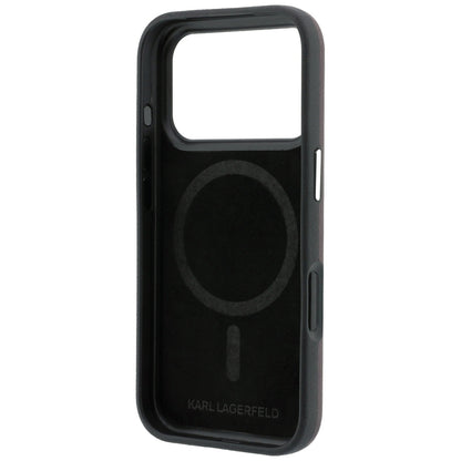 Custodia MagSafe per Apple iPhone 18 Pro Max / 17 Pro Max, Karl Lagerfeld, HC SW Ikonik, Vinaccia