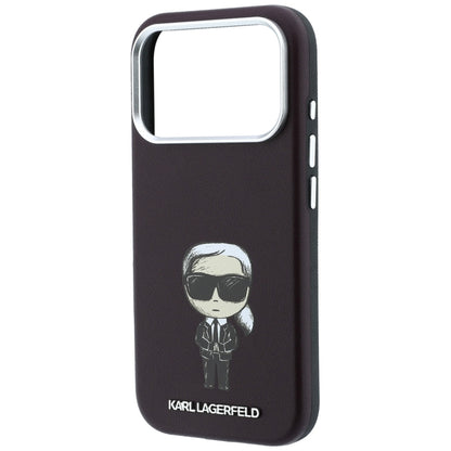 Custodia MagSafe per Apple iPhone 18 Pro Max / 17 Pro Max, Karl Lagerfeld, HC SW Ikonik, Vinaccia