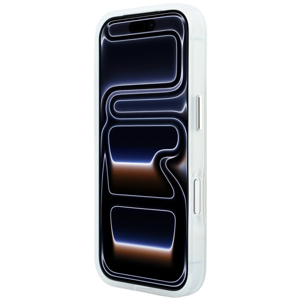 Coque MagSafe pour Apple iPhone 18 Pro Max / 17 Pro Max, Karl Lagerfeld, IML Ikonik Sketch Print, Beige