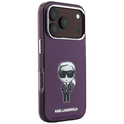 Custodia MagSafe per Apple iPhone 18 Pro Max / 17 Pro Max, Karl Lagerfeld, IML Ikonik Sketch Print, Vinaccia