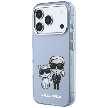 MagSafe-Hülle für Apple iPhone 18 Pro Max / 17 Pro Max, Karl Lagerfeld, IML KC Bodies Sketch Print, Blau