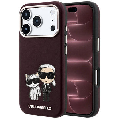 Custodia MagSafe per Apple iPhone 18 Pro Max / 17 Pro Max, Karl Lagerfeld, KC Bodies Sketch, Vinaccia