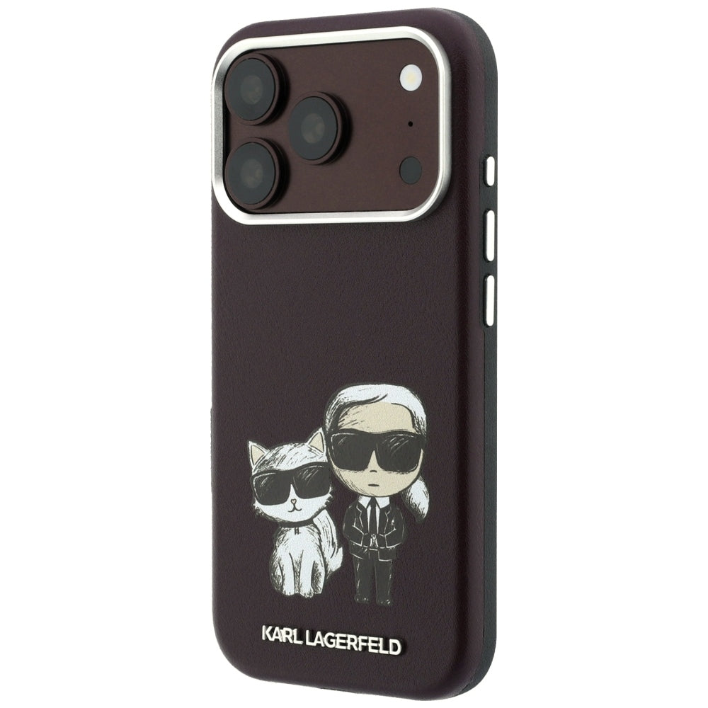 Custodia MagSafe per Apple iPhone 18 Pro Max / 17 Pro Max, Karl Lagerfeld, KC Bodies Sketch, Vinaccia