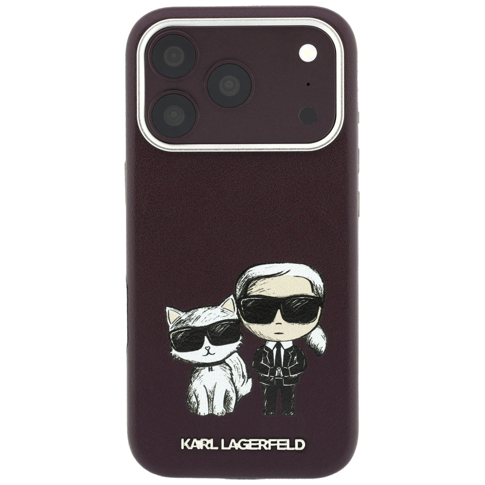Custodia MagSafe per Apple iPhone 18 Pro Max / 17 Pro Max, Karl Lagerfeld, KC Bodies Sketch, Vinaccia