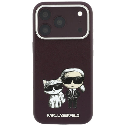 Custodia MagSafe per Apple iPhone 18 Pro Max / 17 Pro Max, Karl Lagerfeld, KC Bodies Sketch, Vinaccia