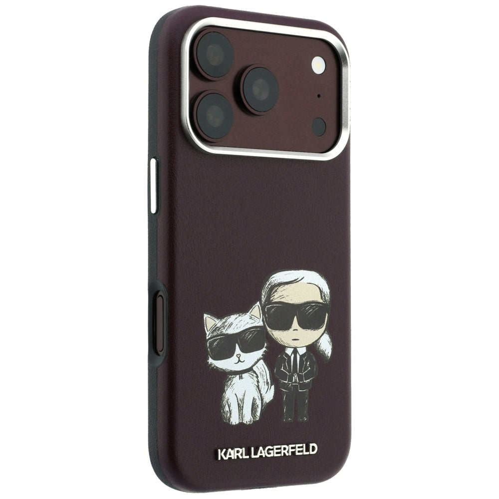 Custodia MagSafe per Apple iPhone 18 Pro Max / 17 Pro Max, Karl Lagerfeld, KC Bodies Sketch, Vinaccia