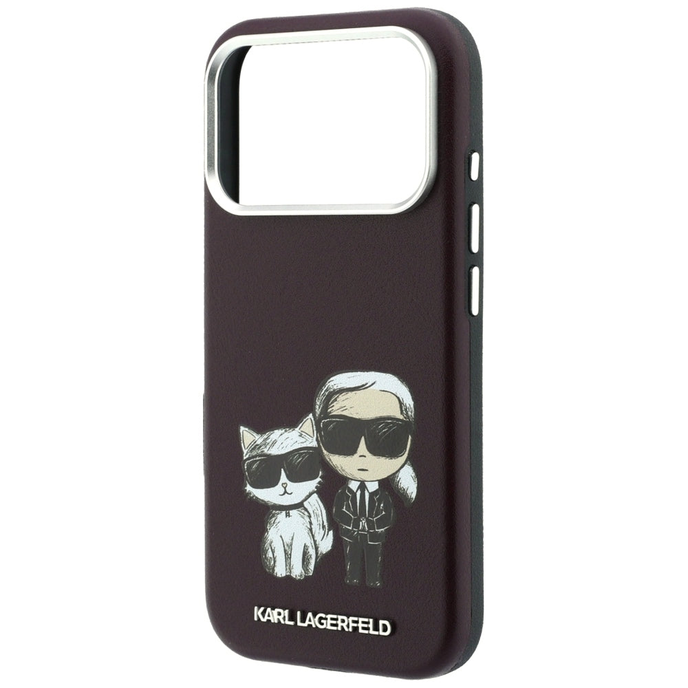 Custodia MagSafe per Apple iPhone 18 Pro Max / 17 Pro Max, Karl Lagerfeld, KC Bodies Sketch, Vinaccia