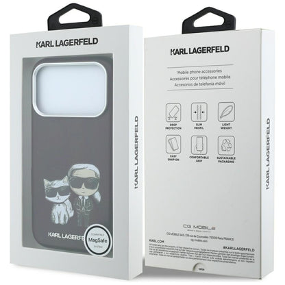 Custodia MagSafe per Apple iPhone 18 Pro Max / 17 Pro Max, Karl Lagerfeld, KC Bodies Sketch, Vinaccia