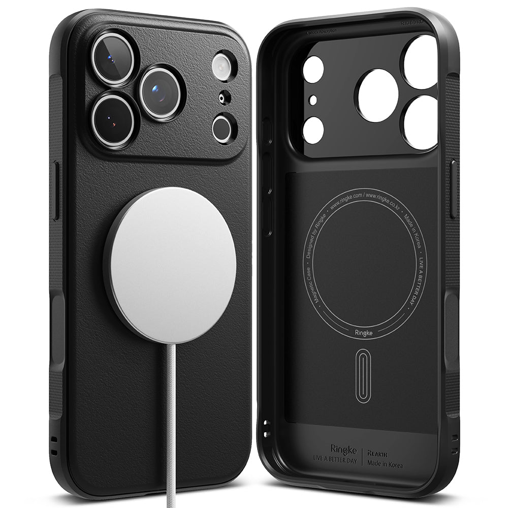 Custodia MagSafe per Apple iPhone 18 Pro Max / 17 Pro Max, Ringke, Onyx, Nera