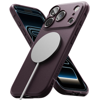 Coque MagSafe pour Apple iPhone 18 Pro Max / 17 Pro Max, Ringke, Onyx, bordeaux foncé