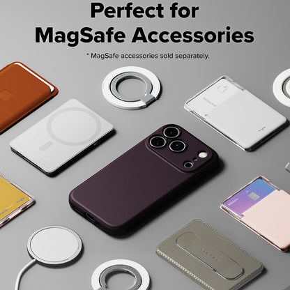 Coque MagSafe pour Apple iPhone 18 Pro Max / 17 Pro Max, Ringke, Onyx, bordeaux foncé