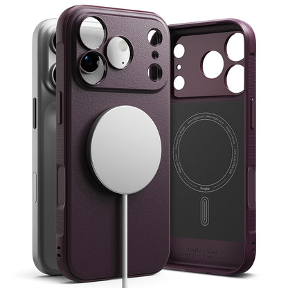 Coque MagSafe pour Apple iPhone 18 Pro Max / 17 Pro Max, Ringke, Onyx, bordeaux foncé