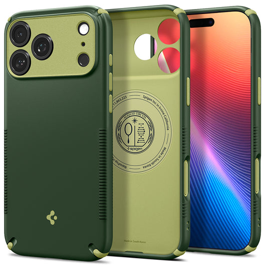 Coque MagSafe pour Apple iPhone 18 Pro Max / 17 Pro Max, Spigen, Caseology Nano Pop Hybrid, Vert ACS12139