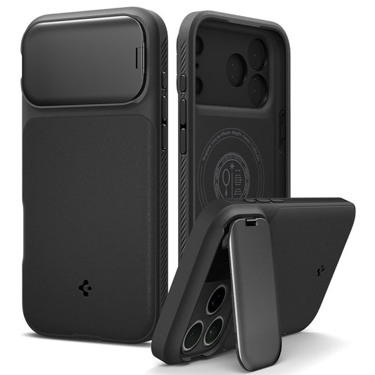 Coque MagSafe pour Apple iPhone 18 Pro Max / 17 Pro Max, Spigen, Optik Armor, Noire ACS09900