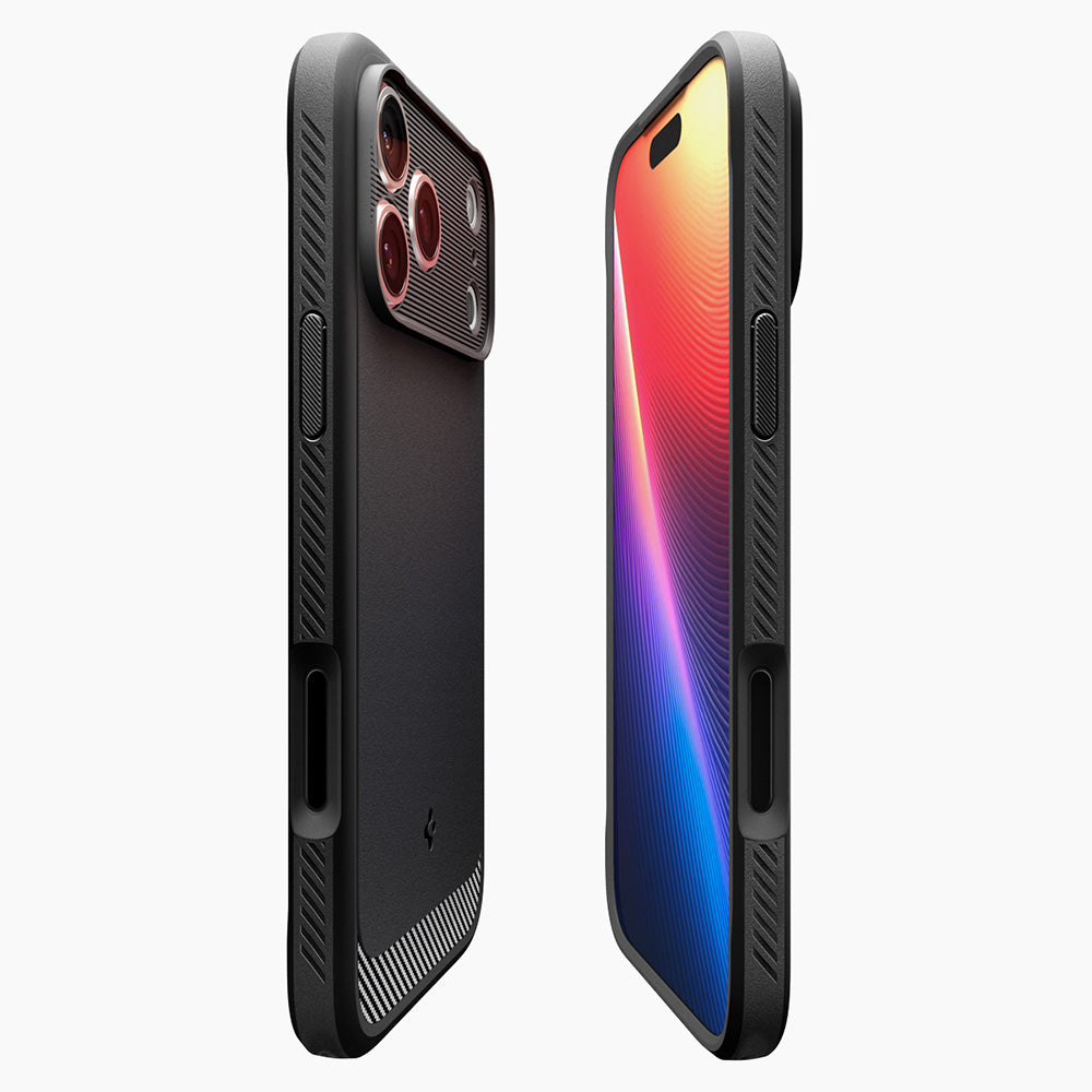 Coque MagSafe pour Apple iPhone 18 Pro Max / 17 Pro Max, Spigen, Rugged Armor, Noir Mat ACS12109