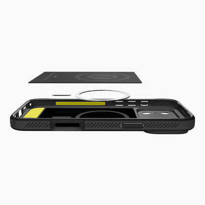 Coque MagSafe pour Apple iPhone 18 Pro Max / 17 Pro Max, Spigen, Rugged Armor, Noir Mat ACS12109