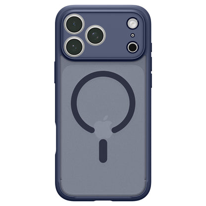 Coque MagSafe pour Apple iPhone 18 Pro Max / 17 Pro Max, Spigen, Ultra Hybrid, Bleu Marine Satiné ACS11918