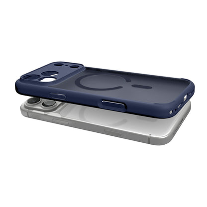 Coque MagSafe pour Apple iPhone 18 Pro Max / 17 Pro Max, Spigen, Ultra Hybrid, Bleu Marine Satiné ACS11918