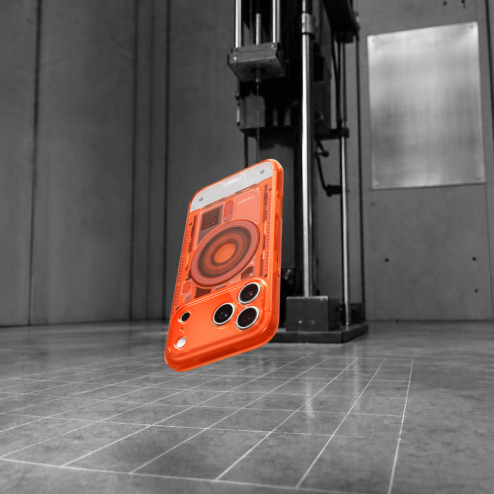 Coque MagSafe pour Apple iPhone 18 Pro Max / 17 Pro Max, Spigen, Ultra Hybrid C-One, Orange ACS11984