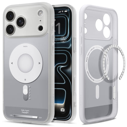 MagSafe Case for Apple iPhone 18 Pro Max / 17 Pro Max, Spigen, Ultra Hybrid Classic, Silver ACS12130