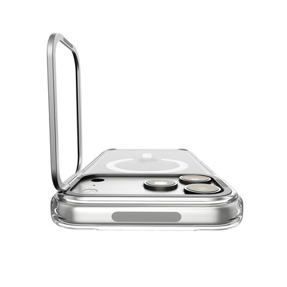 MagSafe Case for Apple iPhone 18 Pro Max / 17 Pro Max, Spigen, Ultra Hybrid Optik S, Transparent Silver ACS11908