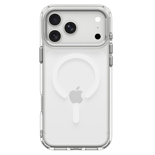 Coque MagSafe pour Apple iPhone 18 Pro Max / 17 Pro Max, Spigen, Ultra Hybrid Optik S, Argent Transparent ACS11908