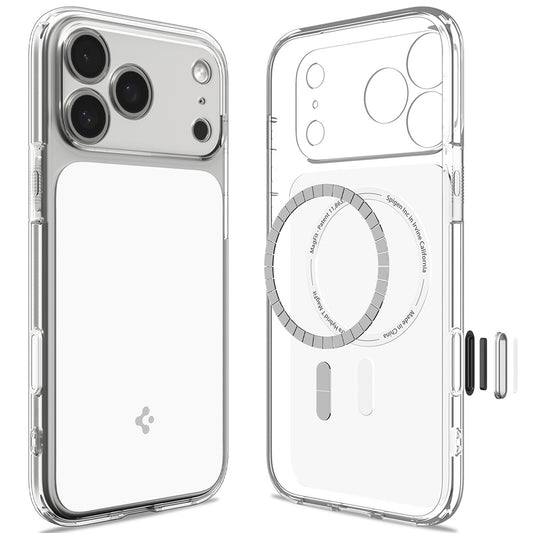 Coque MagSafe pour Apple iPhone 18 Pro Max / 17 Pro Max, Spigen, Ultra Hybrid T, Blanche ACS12132