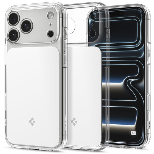 Coque MagSafe pour Apple iPhone 18 Pro Max / 17 Pro Max, Spigen, Ultra Hybrid T, Blanche ACS12132