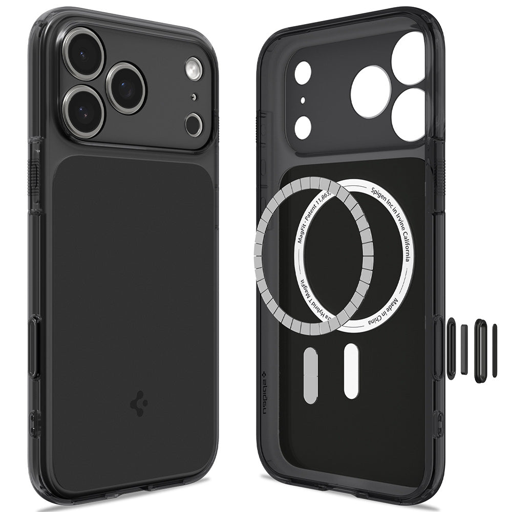 MagSafe-Hülle für Apple iPhone 18 Pro Max / 17 Pro Max, Spigen, Ultra Hybrid T, Matt Schwarz ACS12134