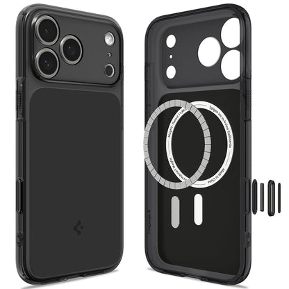 MagSafe-Hülle für Apple iPhone 18 Pro Max / 17 Pro Max, Spigen, Ultra Hybrid T, Matt Schwarz ACS12134