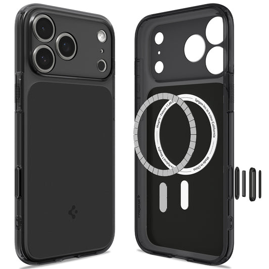 Coque MagSafe pour Apple iPhone 18 Pro Max / 17 Pro Max, Spigen, Ultra Hybrid T, Noir Mat ACS12134
