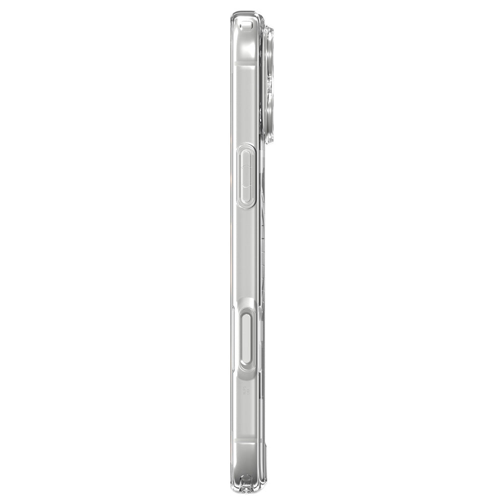 Custodia MagSafe per Apple iPhone 18 Pro Max / 17 Pro Max, Spigen, Ultra Hybrid, Trasparente Bianca ACS12118