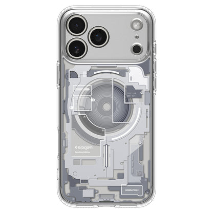 Coque MagSafe pour Apple iPhone 18 Pro Max / 17 Pro Max, Spigen, Ultra Hybrid Zero One, Blanche ACS12126