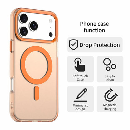 Coque MagSafe pour Apple iPhone 18 Pro Max / 17 Pro Max, Techsuit, CandyCase, Orange