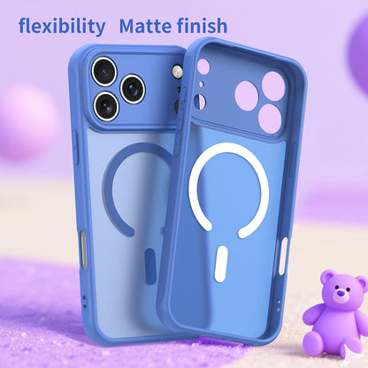 Coque MagSafe pour Apple iPhone 18 Pro Max / 17 Pro Max, Techsuit, HaloFrost II, Bleue