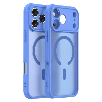 Coque MagSafe pour Apple iPhone 18 Pro Max / 17 Pro Max, Techsuit, HaloFrost II, Bleue