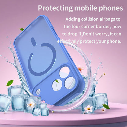 Coque MagSafe pour Apple iPhone 18 Pro Max / 17 Pro Max, Techsuit, HaloFrost II, Bleue