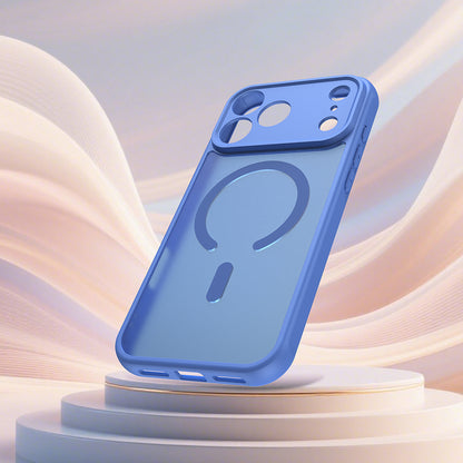 Coque MagSafe pour Apple iPhone 18 Pro Max / 17 Pro Max, Techsuit, HaloFrost II, Bleue